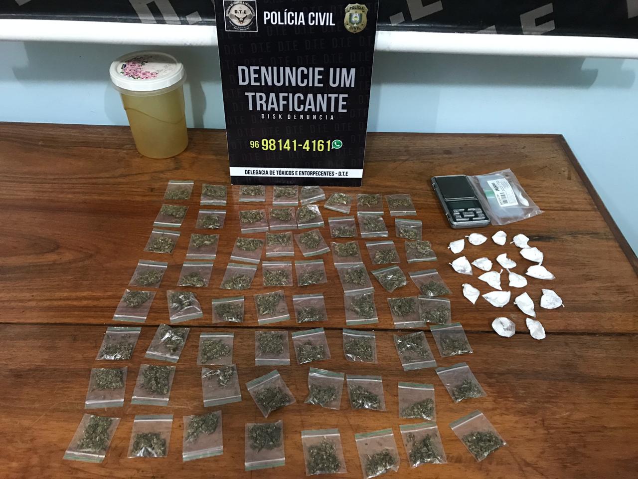 POLÍCIA CIVIL PRENDE TRÊS HOMENS QUE MANTINHAM PONTO DE VENDA DE DROGAS NA ZONA SUL DE MACAPÁ